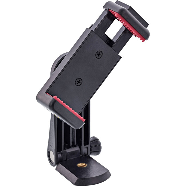 InLine® Smartphonehouder, 55-85mm, 1/4" schroefdraad & cold shoe, zwart