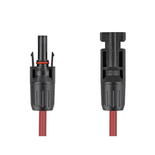 Delock DL4 Solar Cable 4 mm² male to female 1 m red
