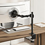 VALUE LCD-arm voor zware belasting, draagstang, 4 scharnieren, tafelmontage, tot 20 kg