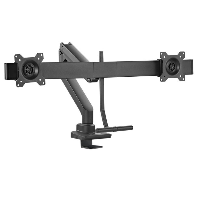 Goobay bureaubeugel voor 2 monitoren tot 32 inch | interactief met crossbar