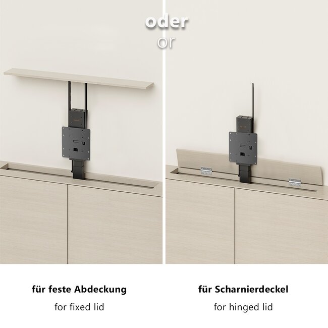 My Wall TV-liftbeugel | tot 32 inch | gemotoriseerd | app, stem en afstandsbediening