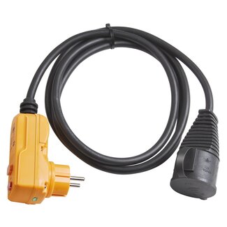 Brennenstuhl Brennenstuhl bouwplaats stroom verlengkabel | FI-schakelaar | IP44 | 3x 1,50mm | zwart | 2 meter