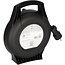 Brennenstuhl Vario Line mini-kabelhaspel | 4 contacten | zwart | 10 meter