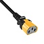 Secure Sleeve voor C13 connector | geel