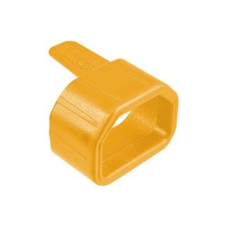 DINIC Secure Sleeve voor C14 connector | geel