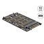 Delock Converter M.2 Key M NVMe SSD to U.2 and M.2 Key B SATA SSD to SATA