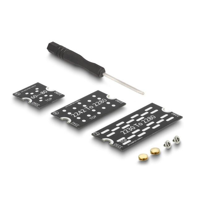 Delock PCI Express 3.0 x4 to M.2 Key M Adapter with fan and cable 10 cm