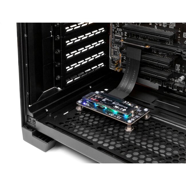 Delock PCI Express 3.0 x4 to M.2 Key M Adapter with fan and cable 10 cm