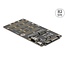 Delock Converter M.2 Key M NVMe SSD to SFF-8654 and M.2 Key B SATA SSD to SATA