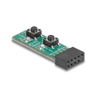 DeLOCK Delock Switch with Reset Button and Power On/Off Button for PC Motherboard