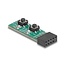 Delock Switch with Reset Button and Power On/Off Button for PC Motherboard