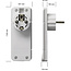 BACHMANN SmartPlug platte stekker 1x randaarde wit, 1.5m