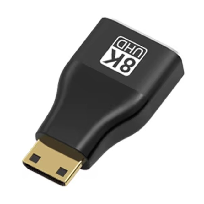 Mini HDMI - HDMI adapter | HDMI2.1 (8K 60Hz + HDR)