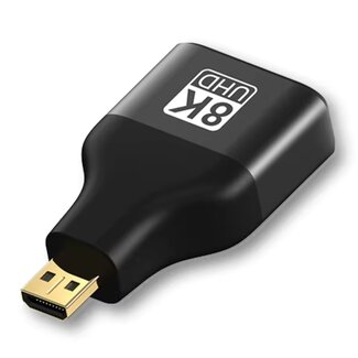 Universal Micro HDMI - HDMI adapter - HDMI2.1 (8K 60Hz + HDR)