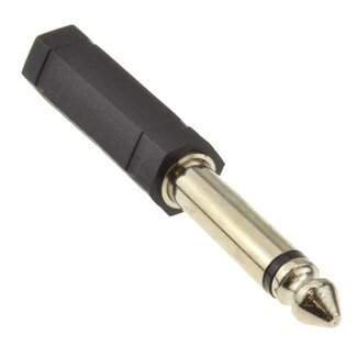 S-Impuls 6,35mm Jack mono (m) - 6,35mm Jack stereo (v) adapter