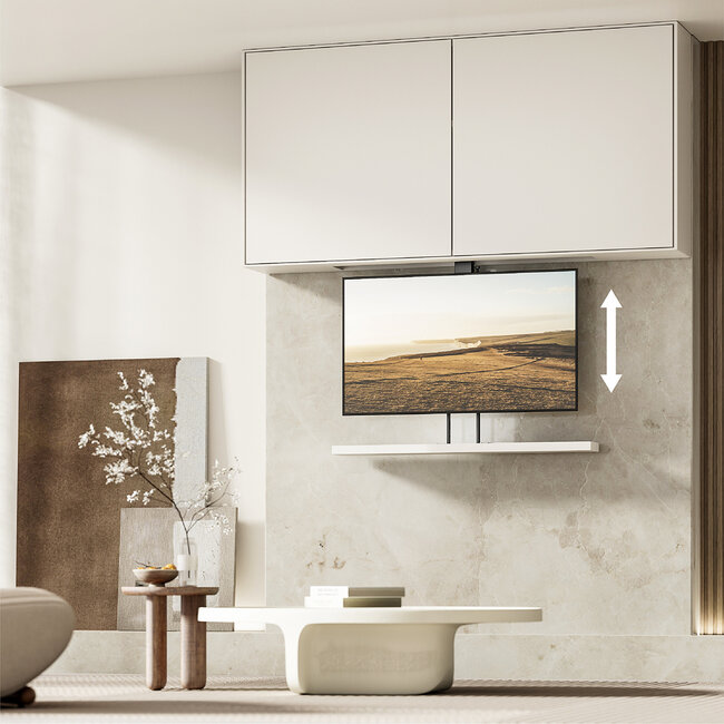 My Wall TV-liftbeugel | tot 88 inch | gemotoriseerd | app, stem en afstandsbediening