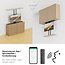 My Wall TV-liftbeugel | tot 88 inch | gemotoriseerd | app, stem en afstandsbediening