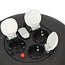 Brennenstuhl Vario-Line kabel box | 3 contacten + 2x USB-A | zwart | 10 meter