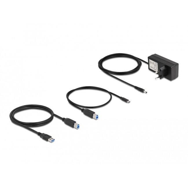 Delock External USB 5 Gbps 6 port Hub with Switch and SD / Micro SD slot