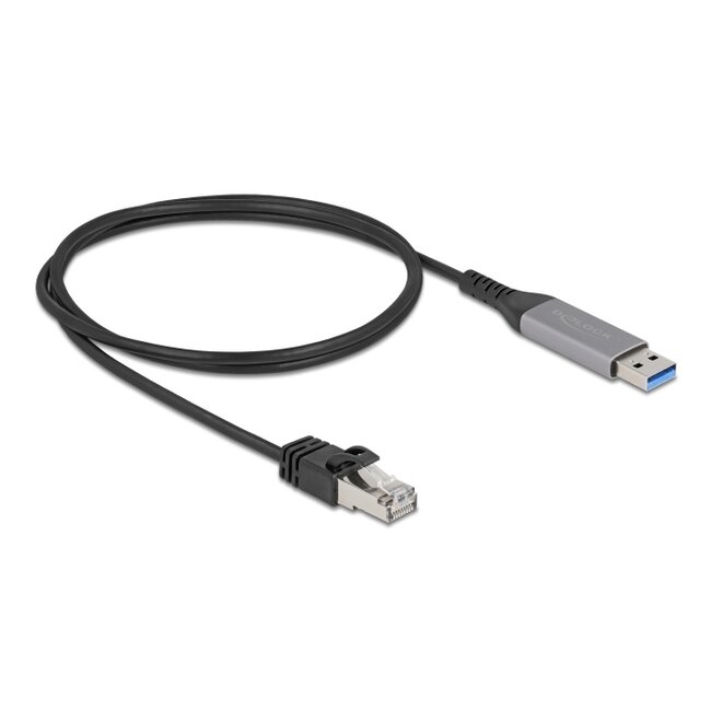 Delock USB LAN Cable USB Type-A to RJ45 Gigabit Ethernet 1 m