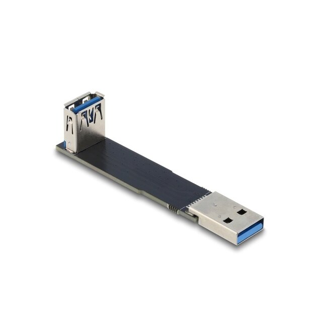 Delock USB 10 Gbps Adapter USB Type-A female to male angled 90°