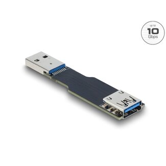 DeLOCK Delock USB 10 Gbps Adapter USB Type-A female to male straight flat