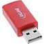 InLine® USB-gegevensblokkering, adapter USB-A-stekker naar USB-A-aansluiting