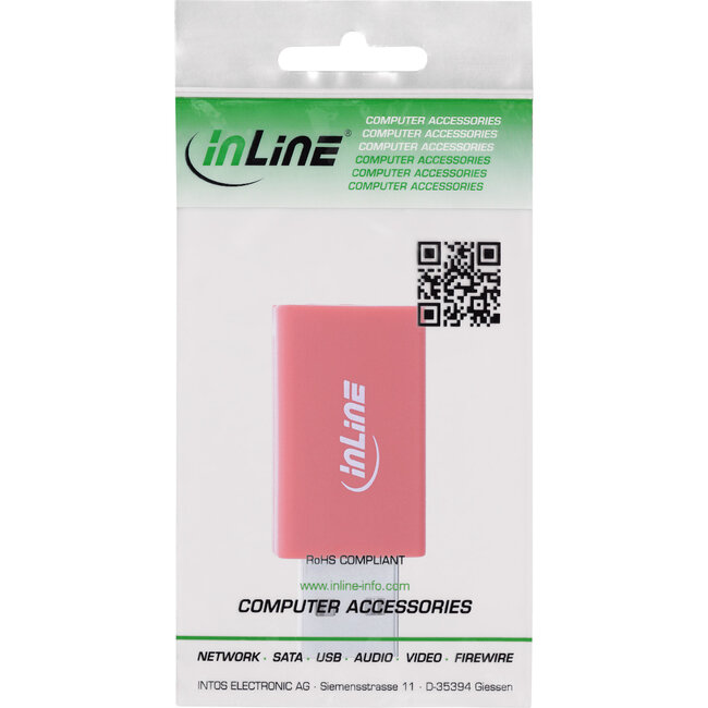 InLine® USB-gegevensblokkering, adapter USB-A-stekker naar USB-A-aansluiting