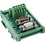 InLine® D-Sub 9 aansluitblok, bus/stekker, schroefaansluiting, DIN-rail