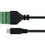 InLine® Micro stekker naar aansluitblok, 5-pins, met kabel