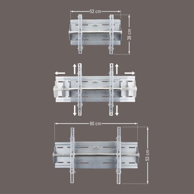 My Wall TV-muurbeugel | tot 50 inch | kantelbaar