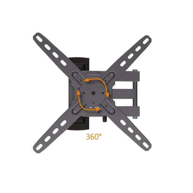 My Wall TV-muurbeugel | tot 50 inch | full motion | 3 draaipunten | roteerbaar