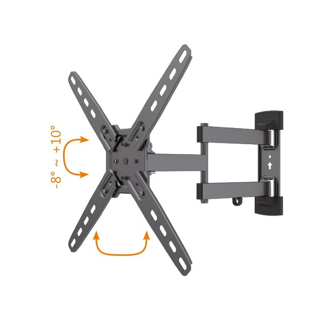 My Wall TV-muurbeugel | tot 50 inch | full motion | 3 draaipunten | roteerbaar