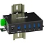 InLine industriële USB hub | 4x USB-A | USB3.0 5 Gbps | 24W voeding