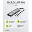 Goobay USB hub (USB-C) | 2x USB-A + 2x USB-C (1x PD 100W) | USB2.0/3.0 | aluminium | 0,10 meter