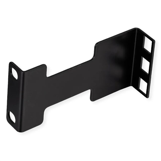 Diepte uitbreider voor 10 inch / 19 inch componenten | 10cm | 1U | zwart | 2 stuks