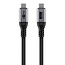 Goobay USB-C kabel | USB4 v2.0 80 Gbps | PD 240W | 16K 60Hz | nylon | 1,5 meter