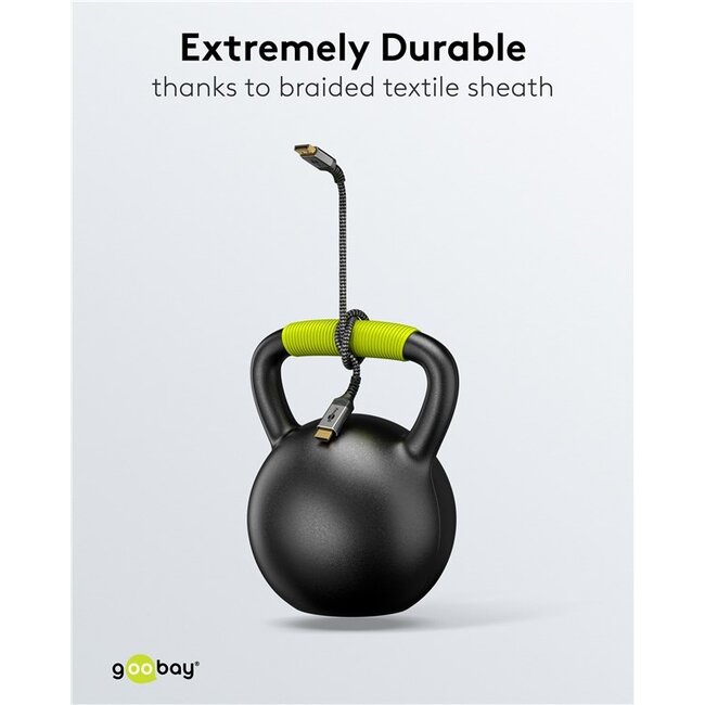 Goobay Plus DisplayPort - HDMI kabel | 8K 60Hz | 1 meter