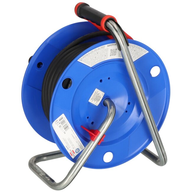 Brennenstuhl Garant bouwplaats kabelhaspel | IP44 | 3 contacten | 3x 2,50mm² | 25 meter