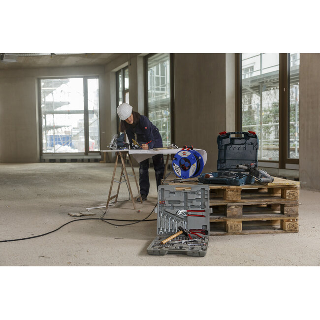 Brennenstuhl Garant bouwplaats kabelhaspel | IP44 | 3 contacten | 3x 2,50mm² | 25 meter