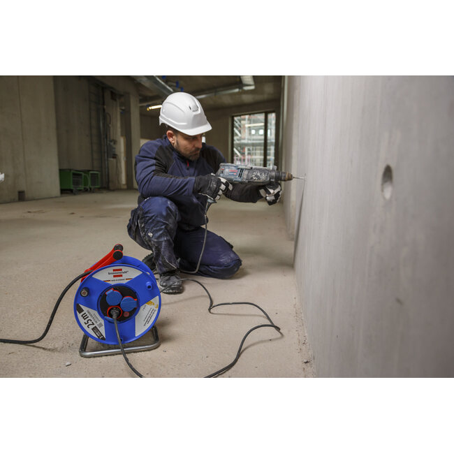 Brennenstuhl Garant bouwplaats kabelhaspel | IP44 | 3 contacten | 3x 2,50mm² | 25 meter