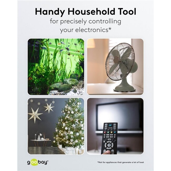 Goobay digitale tijdschakelklok | voor binnen | wit