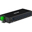 InLine industriële USB hub | 10x USB-A | USB3.0 5 Gbps | 60W voeding