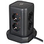 Brennenstuhl Socket Tower stekkerdoos | 8 contacten | 2x USB-A + 1x USB-C PD 20W | 2 meter