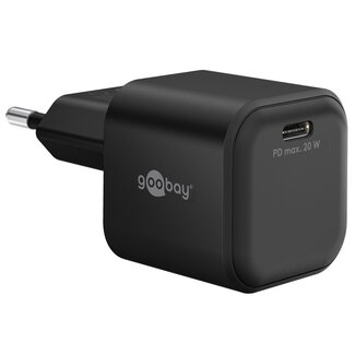 Goobay Goobay USB lader | USB-C PD | GaN | 20W | zwart