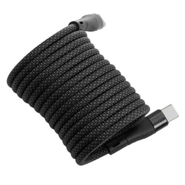 USB-C magnetische kabel | USB2.0 | PD 100W | nylon | 1,5 meter