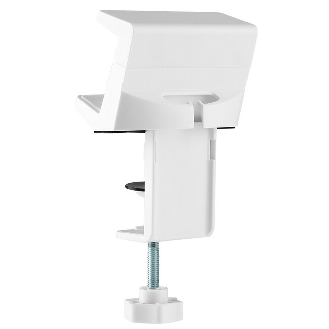 MaxTrack stekkerdoos bureaubevestiging | schroefklem | bureaublad tot 50mm | wit