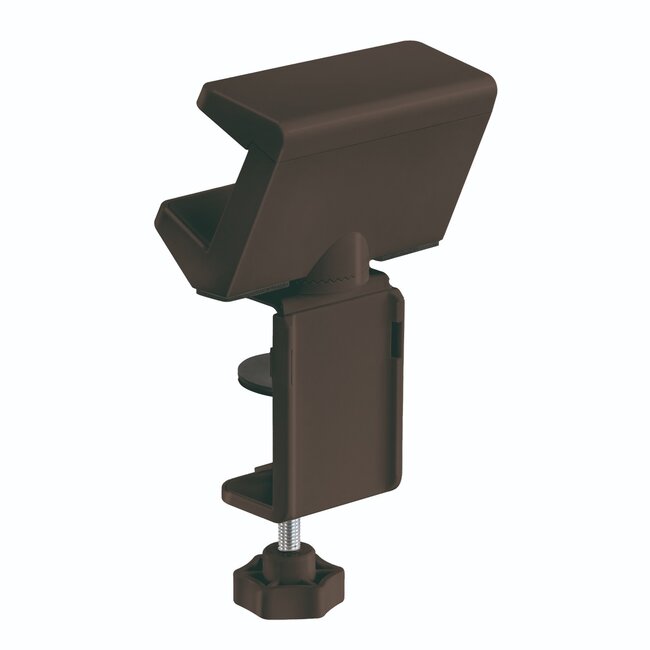 MaxTrack stekkerdoos bureaubevestiging | draaibaar | schroefklem | bureaublad tot 50mm | zwart