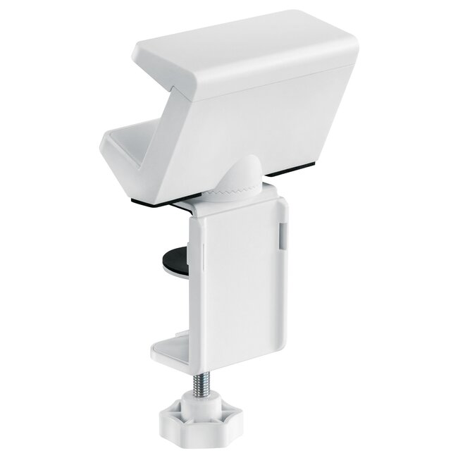 MaxTrack stekkerdoos bureaubevestiging | draaibaar | schroefklem | bureaublad tot 50mm | wit