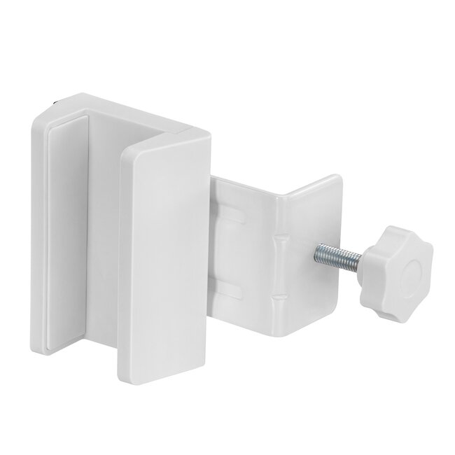 MaxTrack stekkerdoos bureaubevestiging | schroefklem | tafelpootdikte tot 90mm | wit